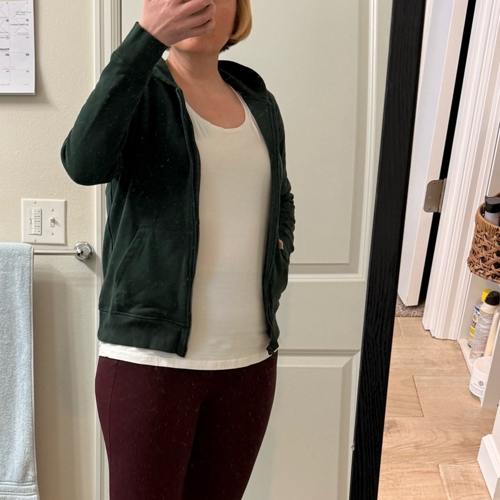 Pact Women's Dark Green Hoodie - Picture 2 of 9